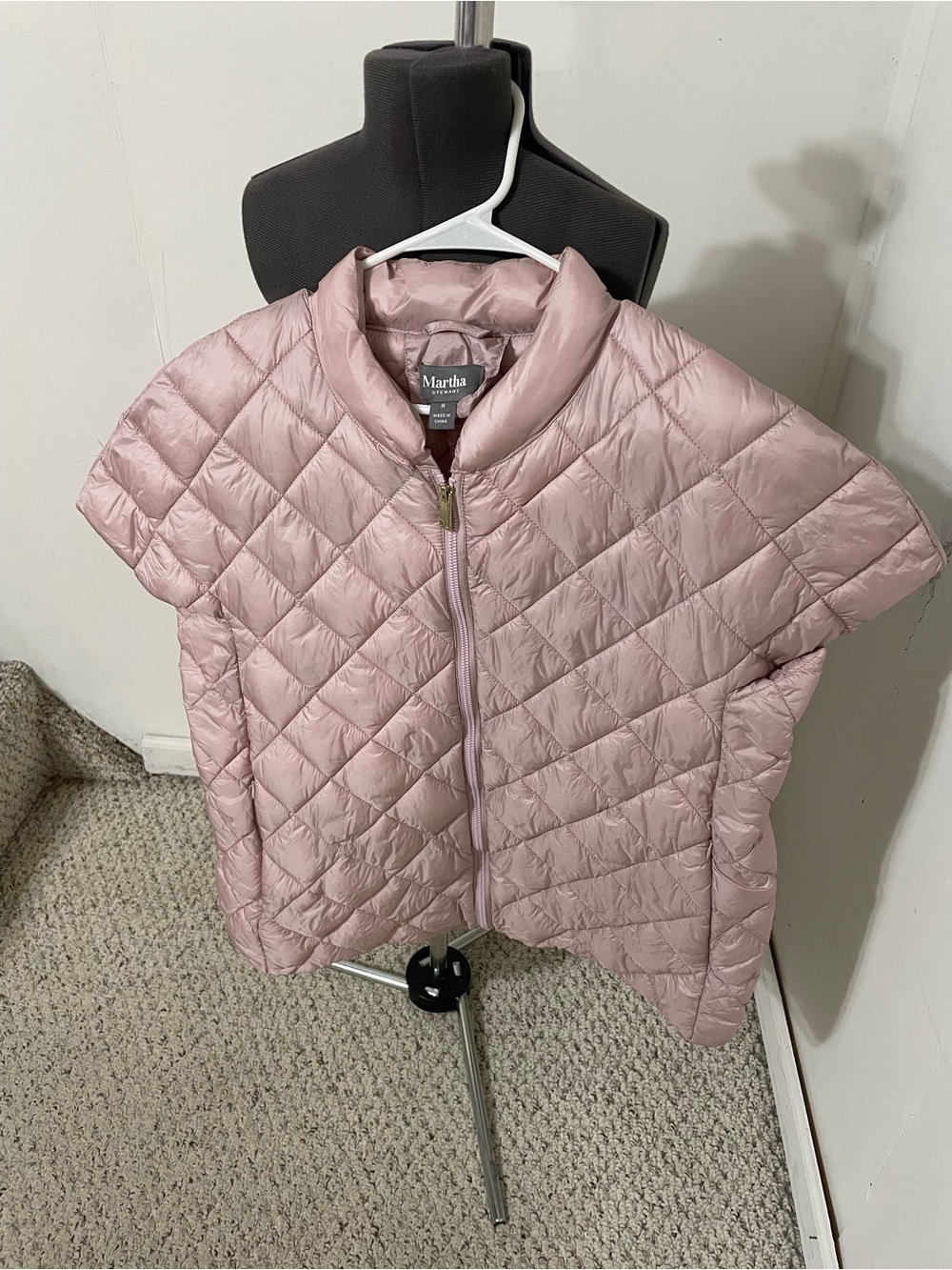 Martha Stewart Capped Sleeve Vest